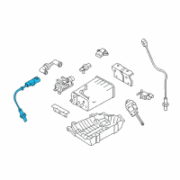 OEM 2017 Kia Sorento Oxygen Sensor Assembly, Front Right Diagram - 392103CCB0