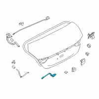 OEM 2016 Nissan Altima Switch Assy-Trunk Opener Diagram - 25380-9HM0A