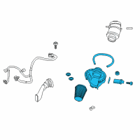 OEM 2013 Ford Mustang Air Cleaner Diagram - DR3Z-9A600-A