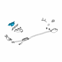 OEM 2007 Cadillac CTS Heat Shield Diagram - 12617267