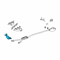 OEM Cadillac CTS Converter Diagram - 12622974