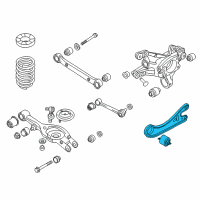 OEM 2013 Hyundai Sonata Arm Assembly-Rear Trailing Arm, LH Diagram - 55270-3S000