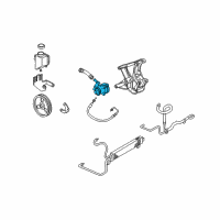 OEM 2011 Chevrolet Corvette Power Steering Pump Diagram - 84629501