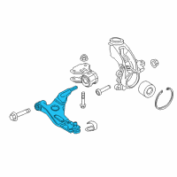 OEM Ford Transit Connect Lower Control Arm Diagram - KV6Z-3078-C