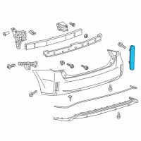 OEM 2018 Toyota Prius C Reflector Diagram - 81910-47010