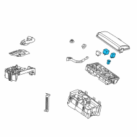 OEM Cadillac Fan Relay Diagram - 13468936