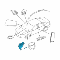 OEM 2004 Chrysler Sebring Air Bag Clockspring Diagram - 4649194AB