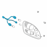 OEM 2003 Toyota Tundra Socket Diagram - 81555-0C030