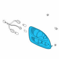 OEM 2003 Toyota Tundra Combo Lamp Assembly Diagram - 81550-0C030