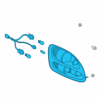 OEM 2004 Toyota Tundra Combo Lamp Assembly Diagram - 81560-0C030