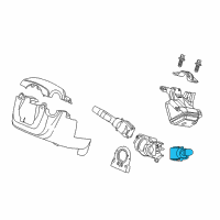 OEM 2014 Acura RLX Switch Assembly, Wiper Diagram - 35256-TX6-A11