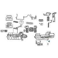 OEM Dodge Durango Sensor-Air Conditioning Diagram - 5061387AA