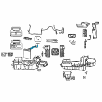 OEM 2004 Dodge Durango Tube-Heater Core Diagram - 5061420AA