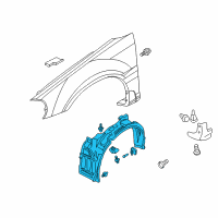 OEM 2004 Chrysler Sebring Shield-Splash Diagram - MN133265