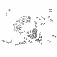 OEM 2008 Lexus IS250 Switch Assy, Power Seat Diagram - 84920-30250-C0