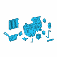 OEM 2007 Toyota Matrix Case Assembly Diagram - 87010-02711