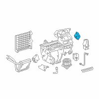 OEM Toyota Matrix Servo Diagram - 87106-02020