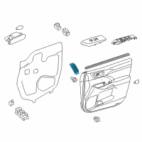 OEM 2014 Toyota Highlander Memory Switch Diagram - 84927-0E030