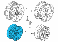 OEM Acura TLX Wheel Assembly, Al 20X Diagram - 42800-TGZ-A80