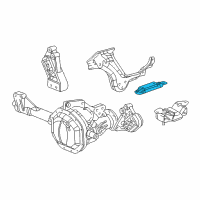 OEM 2004 Dodge Ram 3500 Bracket-Transmission Mount Diagram - 52021131AA