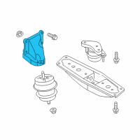 OEM Infiniti Q60 Bracket-Engine Mounting Diagram - 11233-4HK0A