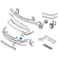 OEM BMW 745Li Prime Coated Left Flap Diagram - 51-11-7-057-413