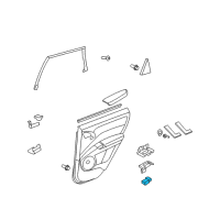 OEM 2008 Acura RDX Switch Assembly, Rear Power Window Diagram - 35770-STK-A01