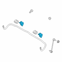 OEM 2019 Kia Soul EV Bracket-STABILIZER Bar Diagram - 54815A4050