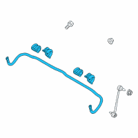 OEM Kia Soul Bar Assembly-Fr STABILIZ Diagram - 54810B2000SJ