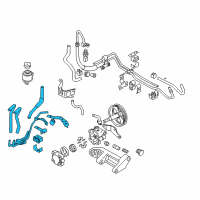 OEM 2007 Nissan 350Z Tube Assy-Power Steering Diagram - 49790-CE32A