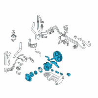 OEM 2005 Nissan 350Z Pump Power Steering Diagram - 49110-AM605