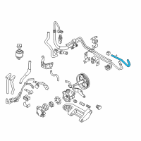 OEM Nissan 350Z Hose-Return, Power Steering Diagram - 49725-EV00A