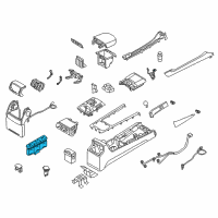 OEM Hyundai Switch Assembly-Indicator Cover, LH Diagram - 93310-3N001-VM5