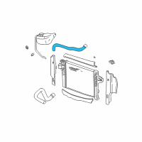 OEM 2004 Jeep Liberty Hose-Radiator Outlet Diagram - 52079713AC