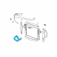 OEM 2004 Jeep Liberty Hose-Radiator Inlet Diagram - 52079706AB