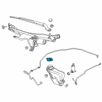 OEM 1995 Dodge Ram 1500 Cap-Washer Reservoir Diagram - 4630249