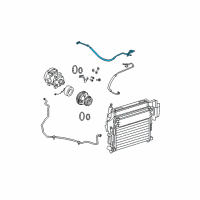 OEM 2007 Jeep Commander Line-Auxiliary A/C Suction Diagram - 55037862AE