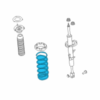 OEM 2010 Infiniti M35 Front Coil Spring Diagram - 54010-EJ30B