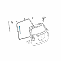 OEM 2015 GMC Acadia Lift Cylinder Diagram - 84298332