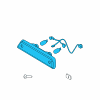 OEM Ford High Mount Lamp Diagram - AL3Z-13A613-G