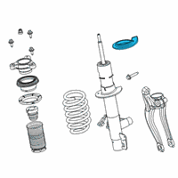 OEM 2021 Lincoln Aviator PAD - ANTI-SQUEAK Diagram - LC5Z-5536-A