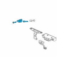 OEM 2008 Honda Element Sensor Assembly, Tpms Diagram - 42753-SCV-305