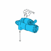 OEM 2009 GMC Savana 1500 Starter Asm, (Remanufacture)(Pg260D) Diagram - 19168040