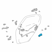 OEM 2004 Scion xB Actuator Diagram - 69130-52010