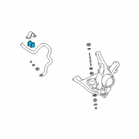 OEM 2000 Toyota Echo Bushings Diagram - 48815-52040