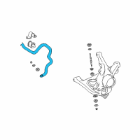 OEM 2003 Toyota Echo Stabilizer Bar Diagram - 48811-52090