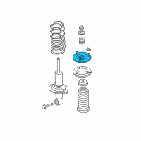 OEM Nissan Pathfinder Bracket-Front Shock Absorber Diagram - 56115-EA001