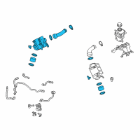 OEM BMW 750Li xDrive Charge-Air Cooler Diagram - 17-51-7-575-404