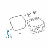 OEM Toyota Venza Strut Diagram - 68950-0T023