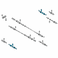 OEM 2018 Kia Soul Joint Kit-Front Axle Differential Diagram - 49582B2000